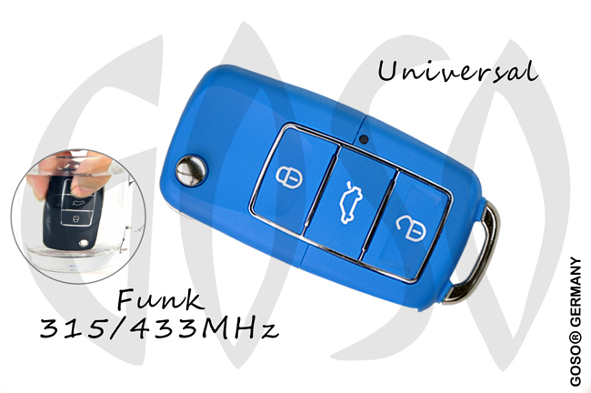 KD900 fr VW Universal Keydiy X2 Funkschlssel 315/433MHz B01-Luxury Blau 3T 8912-4