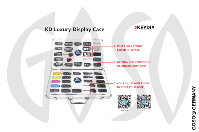 Koffer Set KD900-Mini Remote Maker Universal Fernbedienungen 8998-5