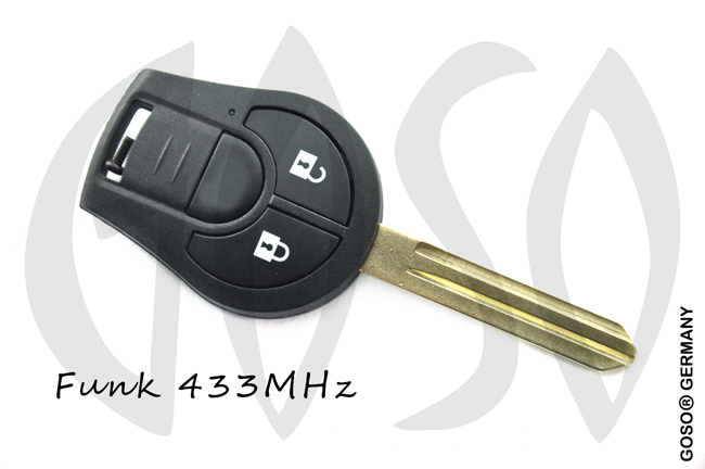 Remote Key for Nissan 433MHZ NSN14 2T ID46 PCF7961 ZR293