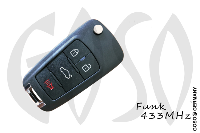 Remote Key for Chevrolet Trax ID46 433MHZ ASK PCF7937E PCF7941E NCF2951E HU100 3B ZR463