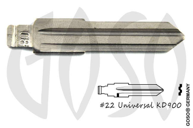 KD900 for Opel Chevrolet 1 pc flip key blade blank YM28 #43  9995-22