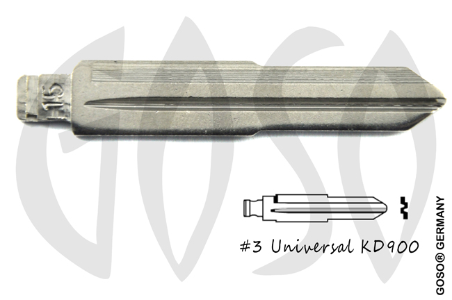 KD900 for  Hyundai Kia 1 pc flip key blade blank HYN6 #15  9995-3