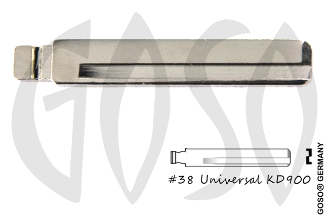 KD900 for Hyundai Kia 1 pc flip key blade blank HY21U HY-19D #16  9995-38