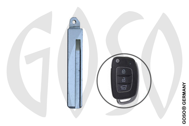 1 pc flip key blade blank for Hyundai Kia HY-19 KIA8R HYN17R # 9995-48