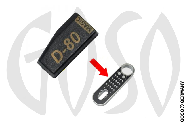 Transponder Chip ID4D 80Bit Blank MW4D NE07