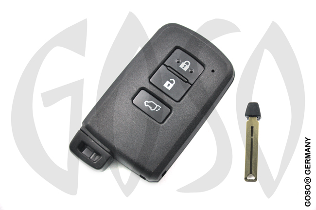 Remote Key for Toyota 433Mhz Toy48 2B H 8A T128S AES ZR676