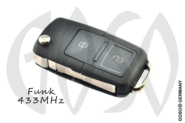 Keydiy - Remote Key for VW VAG 433MHZ 2B 7E0837202AF UDS HU66 ID48 ZR578