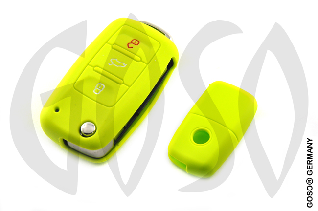 Cover for  VW Audi Seat key cover replacement (green) 8162