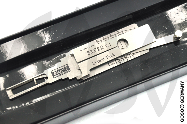 Lishi Lock Pick und Dekoder fr Alfa Romeo Fiat Iveco SIP22V.2 2in1 Tool 9268-2