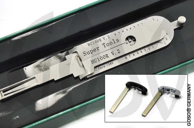 Super Lock Pick und Dekoder for BMW HU100R.2 2in1 Tool 9329