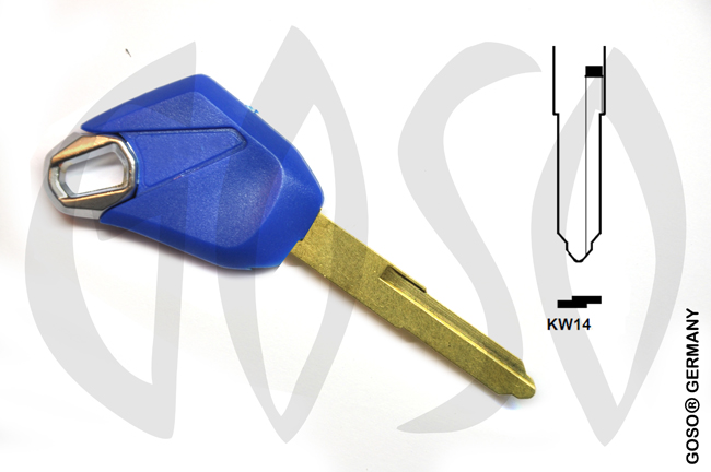 Key Shell for Kawasaki  motorcycle KW14AP  MT19