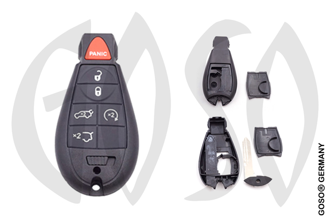 Key Shell for Chrysler  5 buttons 8219-11