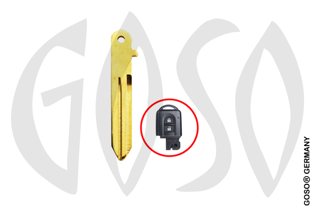 Key Blade Blank for Nissan emergency small key NSN14 8301-2