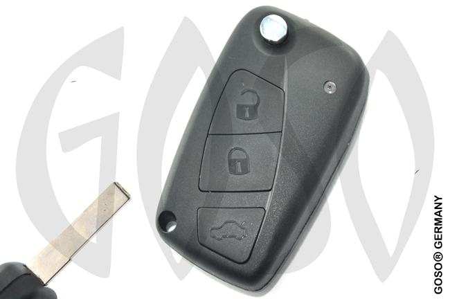Autel Zefull Remote Key for Fiat ALFA ROMEO LANCIA 433MHZ ID46 PCF7946 SIP22 3B Delphi 8582-4