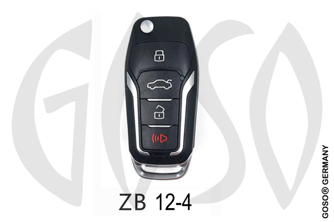 Flip Remote Key for Ford Fusion Keyless Go 4T 315MHz HU101 ID49 ZR505