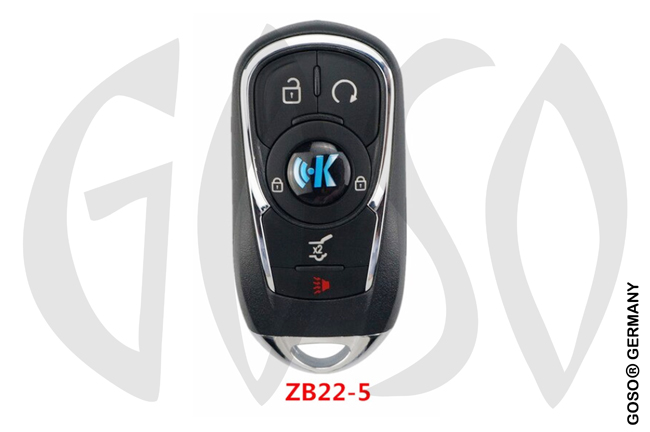 Remote Key for Opel 433MHz ZB22-5 smart key 3B HU100 ZR445