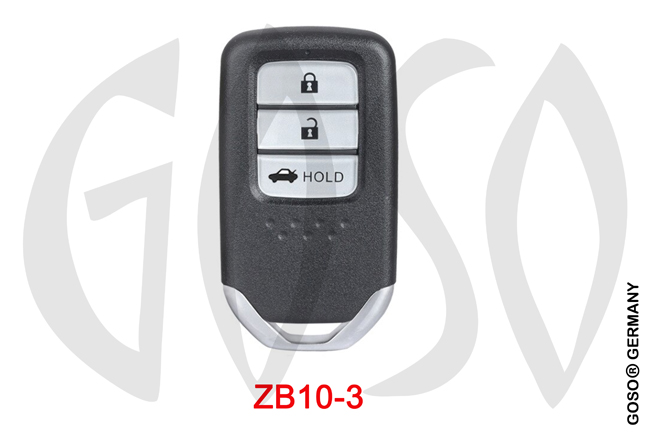 Keydiy KD900 X2 Remote Key for Honda 315MHz 433MHz ZB10-3 Slot smart key 3B  HON66 9926-3