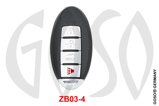 Nissan Design Keydiy KD900 X2 Remote Key 315MHz 433MHz ZB03-4 smart key 3 Button 9926-4