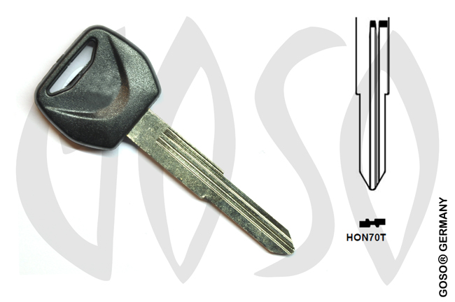 Honda Motorcycle key HON70T MT56