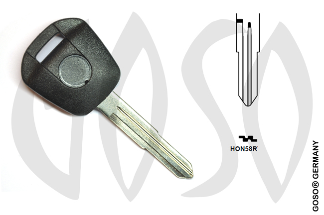 Key Shell for Honda MT57