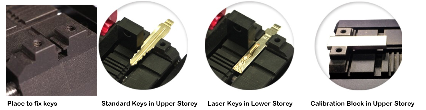 GOSO SECE9 Spannbacke #01 Standard Laser Keys SCL01