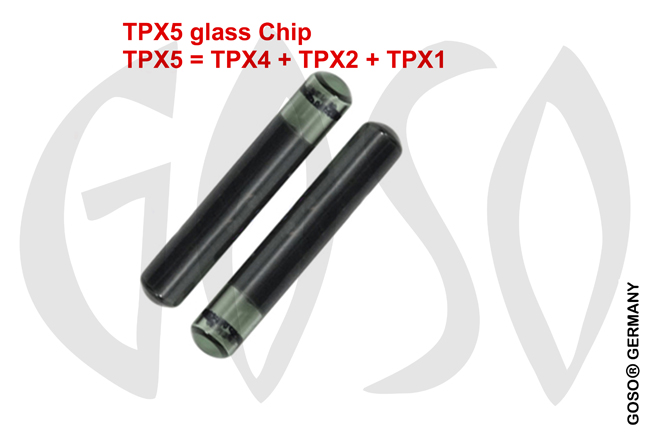 TPX5 transponder chip  +TPX4 TPX2 TPX1 (4C+4D+id46)