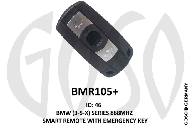 IEA-Zedfull - Slot Remote Key for BMW 868MHz ID46 PCF7945A PCF7953A CAS3 CAS3+ HU92 3B BMR105+ZR12