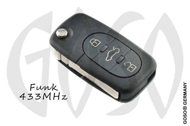 Keydiy - Remote Key for VAG Audi 433MHZ 3B 4D0837231A HU66 ID48 3887