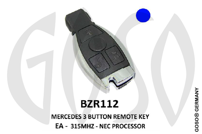 Remote key for Mercedes IEA-Zedfull  315MHz NEC 3T  BZR112 ZR27