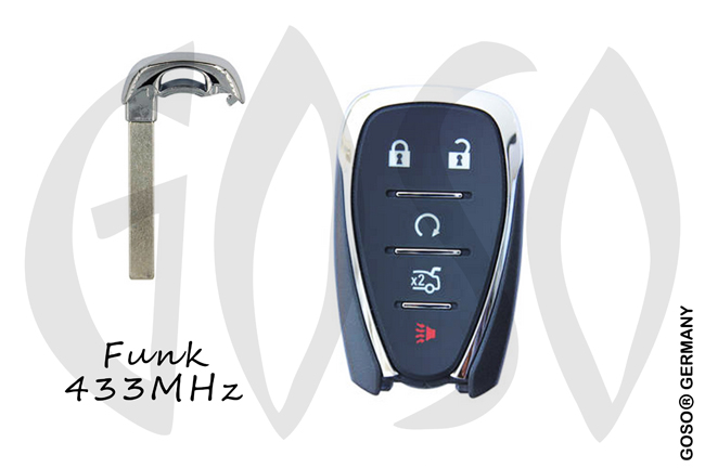 Remote Key Keyless for Chevrolet 433MHZ ID46 PCF7937E HU100 5B ZR290