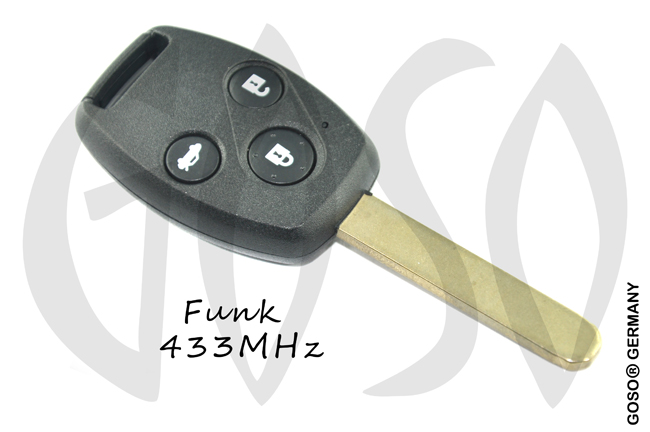 Remote Key for Honda 433MHZ FSK ID8E HON66 3B ZR308