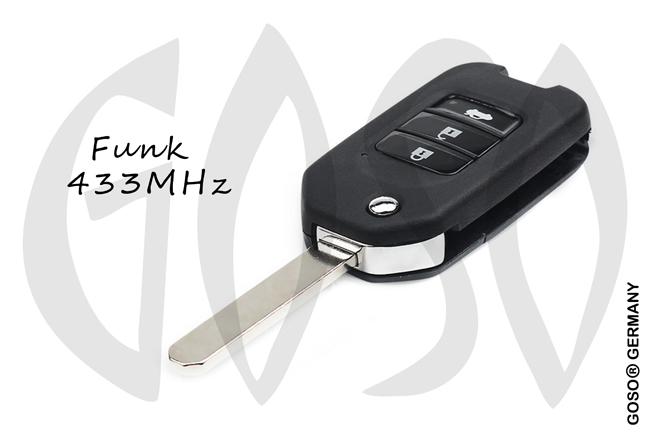 Remote Key for Honda 433MHZ FSK ID49 ID47 PCF7961XXT G-Chip HON66 3B ZR434
