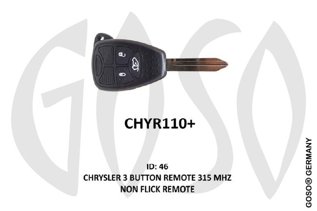 Funkschlssel  fr Chrysler IEA- Zedfull  ID46 315MHz 3T  CHYR110+ ZR35