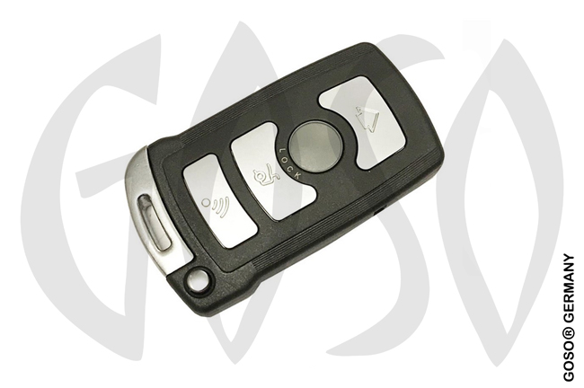 Slot Remote Key for BMW CAS1 868MHz ID46 PCF7942 4T ZR371