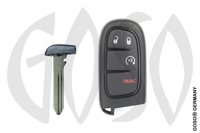 Remote Key OEM for Jeep Cherokee 433MHz ASK ID49 AES PCF7953 5T CY24 ZR414