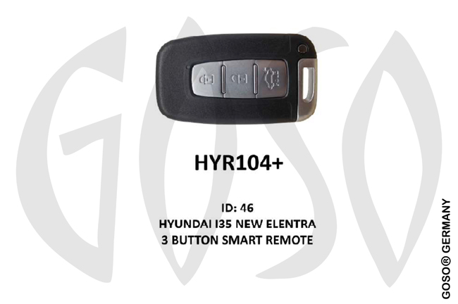 Remote Key for Kia Hyundai IEA- Zedfull ID46 PCF7952A 3T Keyless GO HYR104+ ZR54