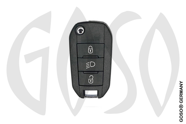 remote key for Peugeot Citroen 433MHz FSK HU83 3T AES ID49 LIGHT ZR624
